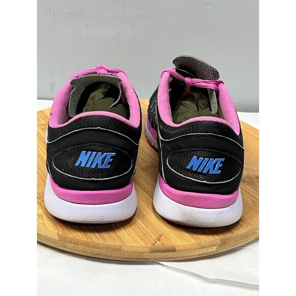 Nike Flex Supreme TR‎ Running Shoes Women 10- 537509-046 Mesh Low Top Black Pink - Picture 9 of 9